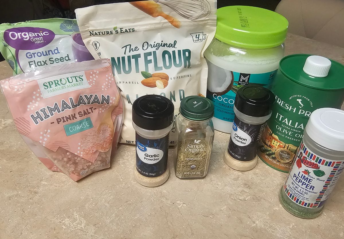Parmesan Rosemary Almond Flour Crackers — Ingredients